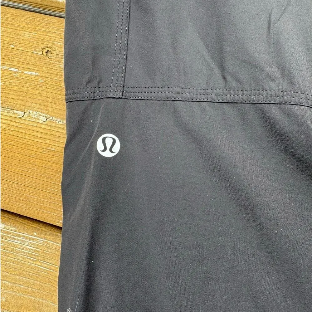 Lululemon Run size 6 RARE DISCONTINUED Dog Runner Lined Pants - Black - Picture 9 of 14